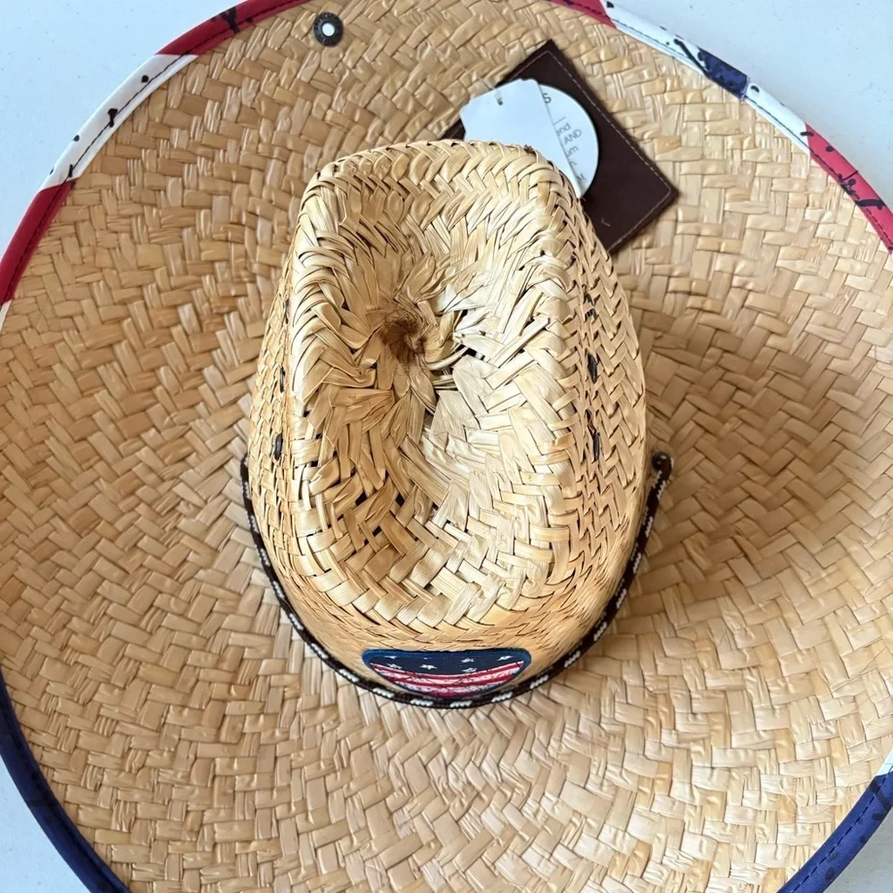 Peter Grimm Americana Straw Hat NEW